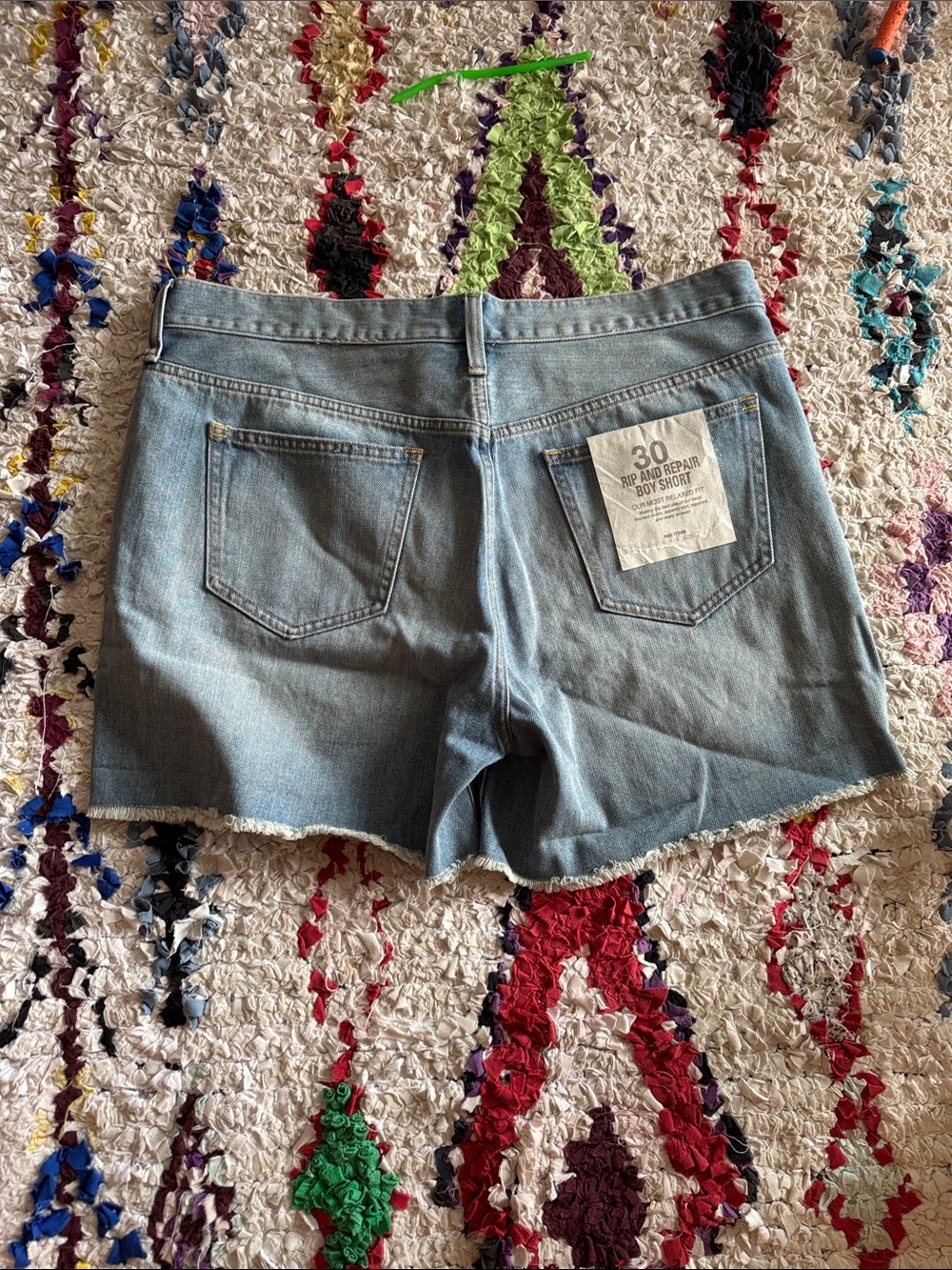 J.Crew - Rip and Repair Boy Short - Blue Denim Women’s Shorts Sz. 30